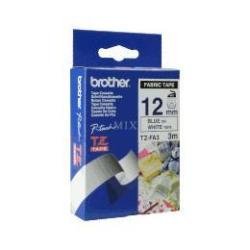 Preisvergleich Produktbild Brother TZFA3 Textilband 12mm 3m weiss blau nicht laminiert