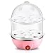 Produktbild Formemory Edelstahl Eierkocher,Doppelschicht Elektrischer Eierkocher Egg Cooker Abschaltautomatik für 1-14 Eier gleichzeitig