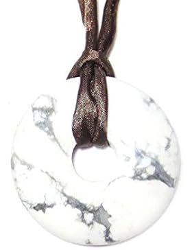 Magnesit Donut Edelstein Anhänge