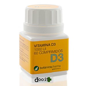 VITAMINA D3 1000 UI 60 COMP DE BOTÁNICA PHARMA