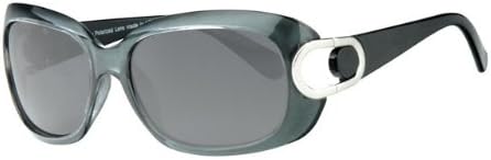 Ladies Polarized Sunglasses + Free Pouch &amp; Yellow Neck Cord, Glare Blocking Black Lens Made in USA