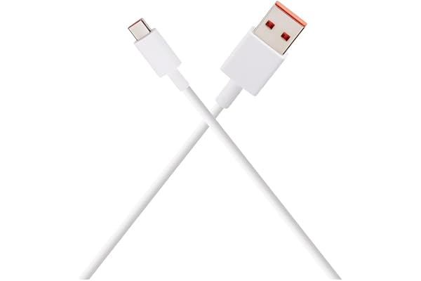 Mi Xiaomi 33W Fast Charging Cable USB C Quick Charge 4.0 Soniccharge Cord Compatible withMi, Redmi, iPhone 15 Pro Samsung Galaxy Android Phone Laptop PD Charger Cable (White)
