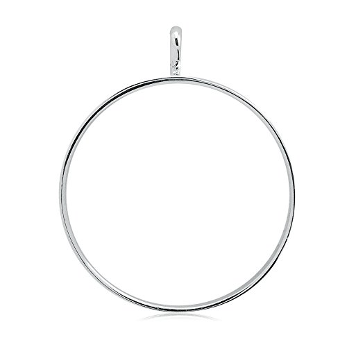 10 marcos para colgantes redondos de 32 mm abiertos para encastes de resina