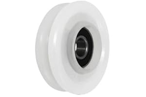 MCTIES Zabi Nylon Seilrolle d= 60 mm fur Seil 5 mm Kunststoffprofilrollen mit Lagerung (Kugellager) d = 60 mm/5L