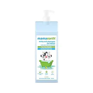 Mamaearth Milky Soft Shampoo with Oats, Milk and Calendula for Babies (400 ml)