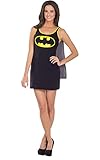Batgirl Kleid für Damen schwarz The Dark Knight Kostüm Batman Hero Damenkostüm, Größe:S