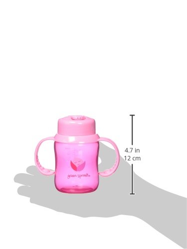 Green Sprouts 144360-215-26 Flip Top System Trinkbecher, 6/12 Monate, rosa - 11