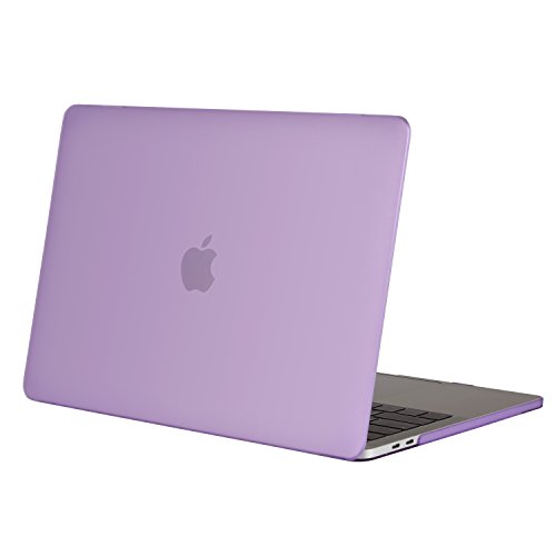 MOSISO MacBook Pro 13 Hülle 2016 - Ultra Slim Hochwertige Plastik Hartschale Tasche Schutzhülle Snap Case für NEUESTE MacBook Pro 13 Zoll (2016 Freisetzung) A1706 / A1708 mit/ohne Touch Bar and Touch ID, Helles Lila