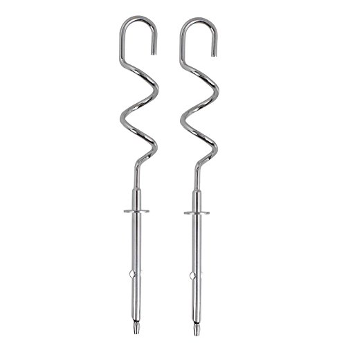 Handmixer Rührgerät 5 Stufen Handrührer Knethaken Quirl Rührbesen Handrührgerät (200 Watt Motor, Auswurftaste, Mixer, Rührer, Hellblau) - 3