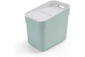 CURVER Kosz na śmieci 20L "Ready To Collect" - idealny pod zlewem - Z uchwytem ściennym do ściany lub drzwi - kuchnia, łazienka, pralnia - 100% recykling - Zielony