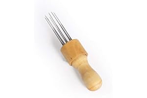 Co-link DIY Eight l'attrezzo degli Aghi Craft Lana Feltro Punto punzone con Manico in Legno massello Kit Feltratura