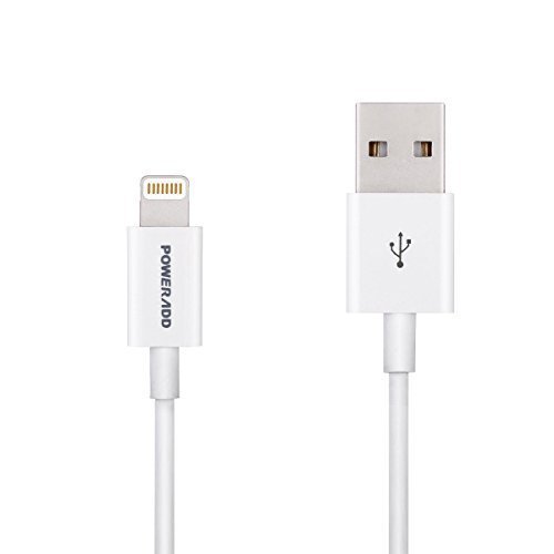 Price comparison product image [Apple MFI Certified] Poweradd 8-Pin Lightning to USB Cable Sync and Charge Cord for iPhone 7 Plus 7 6s Plus 6s 6 plus 6 5,  iPad Air 2 iPad Air,  Mini 3 Mini 2 Mini 4th