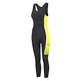 Winterhose ideal für die Rennradposition, speziell auf die Anatomie der weiblichen Figur abgestimmter Schnitt mit Reißverschluss am Beinende