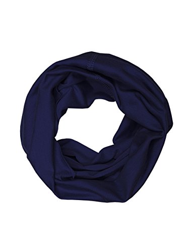 maximo Jungen Halstuch Multifunktionstuch, Einfarbig, Gr. 2, Blau (dunkelmarine)