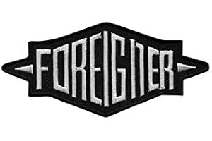 IYVYI SigitasTrading Foreigner Rockband Écusson Patch en Fer brodé sur Accessoire