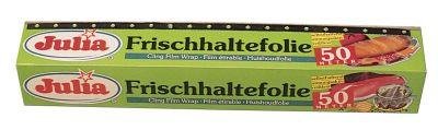 Preisvergleich Produktbild Julia Frischhaltefolie 4Rollen 500 mm lang reissfest Profi-Rollen