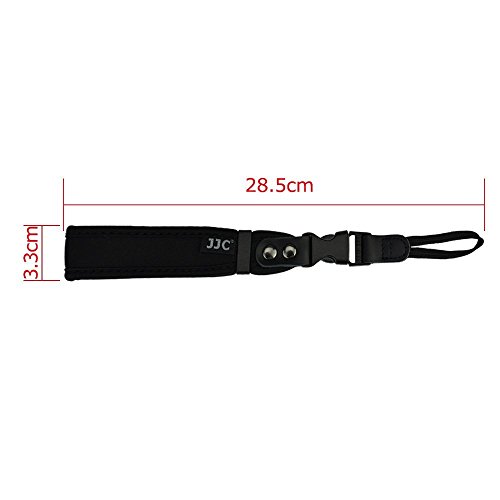 JJC ST1 - Correa de Mano para cámaras, Negro - JJC