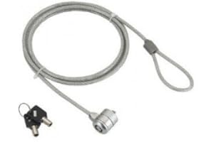 Gembird LK-K-01 Kabelschloss für Notebooks Schwarz