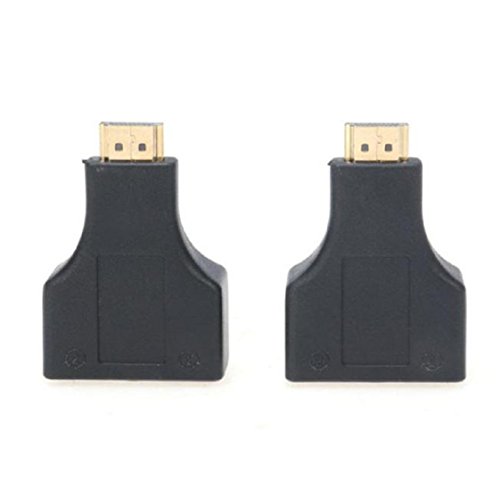 Vovotrade HDMI über RJ45 CAT5e CAT6 UTP LAN-Ethernet-Balun Extender Repeater – 1080p 3D HD - 2