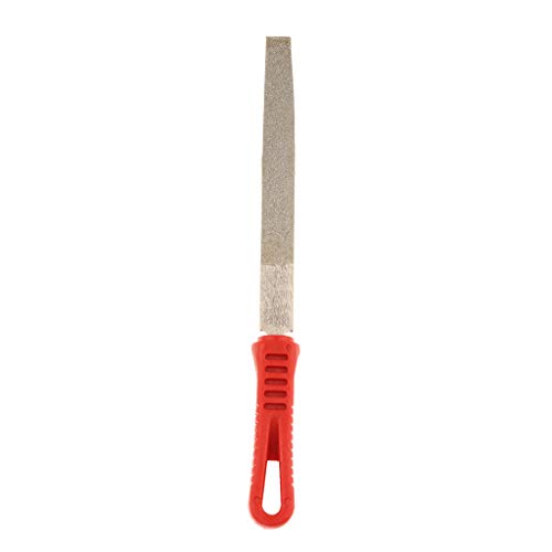 Preisvergleich Produktbild B Baosity Diamant Nadelfeilen Schlüsselfeilen Werkstattfeilen Raspeln für Material Entfernen Glätten und Formen - flach, 6 Zoll