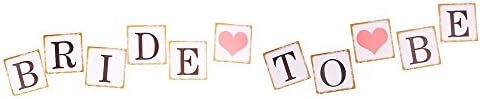 "Bride To Be" Bunting Banner Wedding Bridal Shower Party Decorations for Hen Party