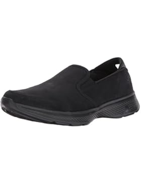 SKECHERS - Herren Slipper - GO WALK 4-Deliver - Schwarz Schuhe in Übergrößen