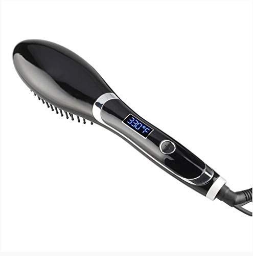 3 in 1 Curling Iron Wand Set- Hair Curlers Hair Straightener with Ceramic Coating Hairbrush 3 Interchangeable Vessels Hair Straightener Brush