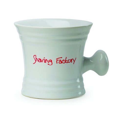 Shaving Factory White Shaving Mug