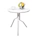 Produktbild 5 IN 1 TABLE XIAOYAN Beistelltisch Kleine Couchtisch Metall Beistelltisch Mini Runde Nordic Einfache Sofa Beistelltisch Hochglanz Lack Weiß/Rot/Gelb Mehrzweck (Farbe : Weiß)