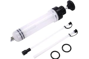 OUTIGU Extracteur D'huile Gradué de 200 ML, Seringue de Vidange D'huile, Extracteur de Mazout Automatique Manuel, Liquide de Frein, Dispositif de Transfert de Liquide de Refroidissement