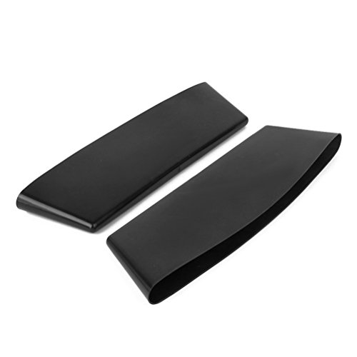LEORX Autositz Seite Gap Filler Lagerung Pocket Organizer – 2Pcs (schwarz) - 2