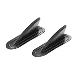 Material: PVC CARRYKT 2 unids Tabla de Surf Aletas Canoa Paddle Board Aquaplane Center Surf Kayak Skeg Tracking Fin Tail Vane