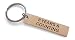 Produktbild JewelryEveryday Bronze Tag Schlüsselbund mit 8 Years & Counting 8 Jahre & zählen graviert; 8 Jahr-Jahrestags-Paare Schlüsselanhänger