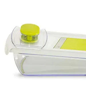 HappyLivo Trancilo, Mandolin Vegetable Slicer and Grater with Interchangeable Blades for 8 Functions