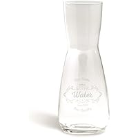 Excelsa Fine Quality Jarra Cristal, Transparente, 9 X 9 X 25 cm