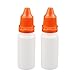 Produktbild 2 Stk 15 ml Dropper Plastikflasche Drop Auge Flüssigkeit quetschbar Leer rote Kappe