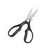 Rrimin Multifunctional Stainless Steel Kitchen Scissors for Home Use Black RS.564.00