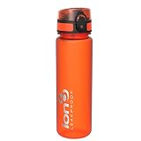 Ion8 auslaufsichere Schlanke Wasserflasche/Trinkflasche, BPA-Frei, 500ml/18oz