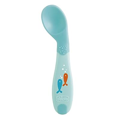 Chicco Ma Première Cuillère Coudée - x1 - Bleu - 8M+