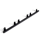 Nylon gear rack with steel interior