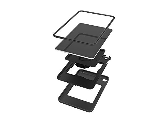 Incipio Capture Rugged Case für Apple iPad mini 4 – extrem robuste Schutzhülle [Austauschbare Rückplatten | Handschlaufe | Standfunktion | Stoßfest] – IPD-283-BLK - 5