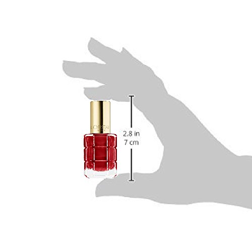 L’Oréal Paris Color Riche Le Vernis Nagellack mit Öl in Dunkelrot / Pflegender Farblack in Bordeauxrot mit Glanz-Effekt /# 550 Rouge Sauvage / 1 x 14ml - 2