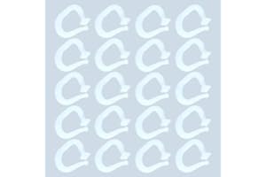 Good Life Folding Clips | Folding Hooks | Folding Hooks for Cliprollo in White Pack of 20