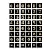 Produktbild HERMA Zahlen-Sticker 0-9, Folie gepr„gt, gold auf schwarz