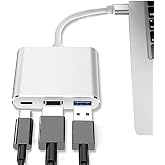 Daytona CF01 Macbook Uyumlu 4K Full HD 1080p Type C To 3 Portlu HDMI - USB 3.0 - PD &Ccedil;evirici Hub Adapt&ouml;r
