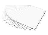 folia 6100 Fotokarton (50 x 70 cm, 300g, 10 Bogen) wei - 