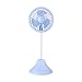 Produktbild MFMMQQ USB Ventilator Mini Desktop Tischventilator Handventilator Mit 2000 MAh Aufladbarer Batterie,Lüfter 3 Geschwindigkeiten Mit An/Aus-Schalter 360°Drehbar Für Indoor/Outdoor Aktivitäten - Weiß
