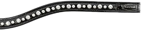 KAVALKADE Browband Headband Blax Curved Small and Large Rhinestone