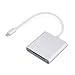 Produktbild Heaviesk Typ C USB 3.0 Tragbarer Speicherkartenleser Aluminiumlegierung Compact Flash USB C Kartenleser Adapter für USB C Gerät