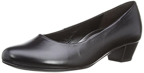 Gabor Alston L, Women's Court Shoes, Black Leather, 5.5 UK